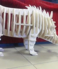 3d Puzzle Wild Boar Template