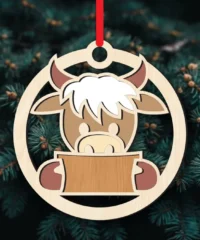 Cow Christmas ornament Cow Christmas ornament