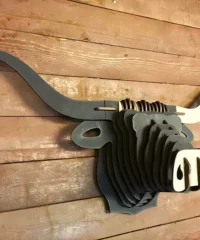 Cow head file 3d puzzle