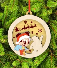 Mickey christmas ballMickey christmas ball