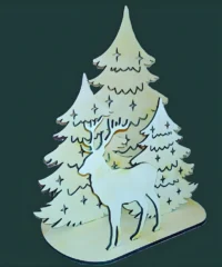 New Year Christmas Composition