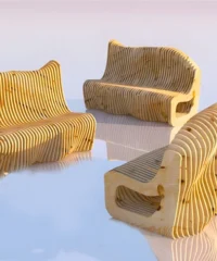 Parametric sofa sitting