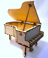 Piano Shaped Box