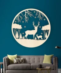 Winter Christmas Scene