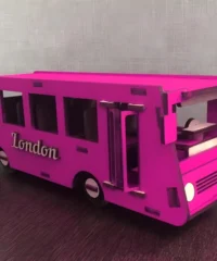 Wooden bus 3d puzzle