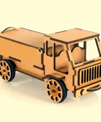 Wooden truck model