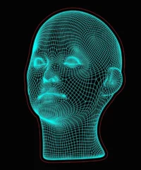 3D illusion led lamp head