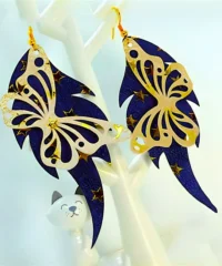Beautiful butterfly earring jewelry
