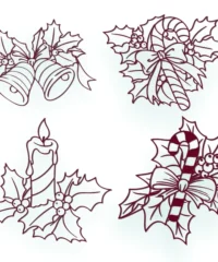 Christmas decorations flowers