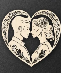 Couple with heart