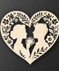 Couple with heart