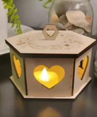 Hexagon light box