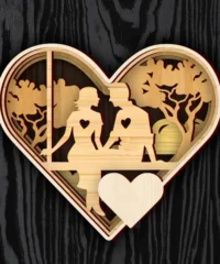 Layered valentine