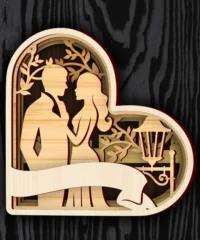 Layered valentine