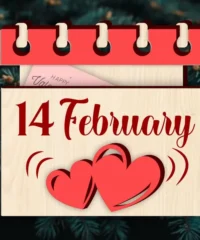 Valentine card holder