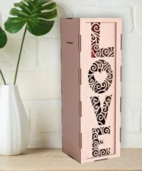 Valentine wine box
