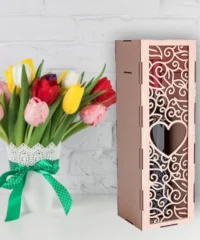 Valentine wine box