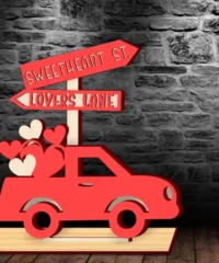 Valentine’s directional sign