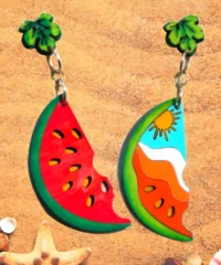 Watermelon earrings