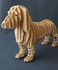 3D Dachshund Dog Puzzle