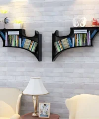 Batman logo bookshelf