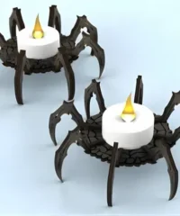 Candle holder spider