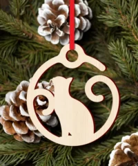 Cat pendant christmas party decoration