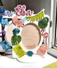 Child Metrica Baby Announcement Photo Frame
