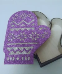 Christmas mitten box