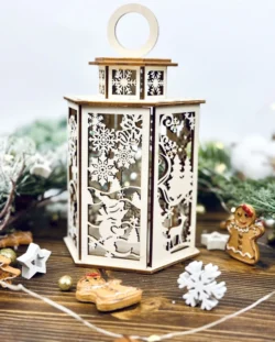 Christmas new year lantern template Christmas new year lantern template