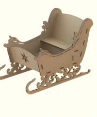 Christmas sleigh plywood
