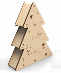 Christmas tree gift box