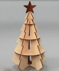 Christmas tree with star