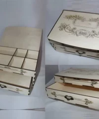 Compartment box with drawer