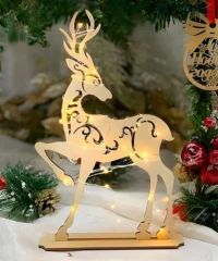 Deer christmas new year decor