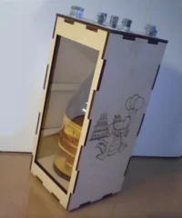 Drink bottle organizer box
