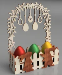 Easter Bunny Egg Basket1