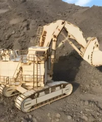 Hitachi Ex8000 Mining Excavator 3D Wooden Model