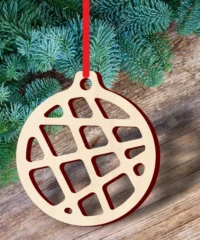 Holiday geometric bauble