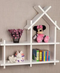 House Shaped Wall Shelf
