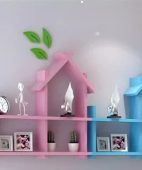Hut Shape Wall Shelf for Kids Room