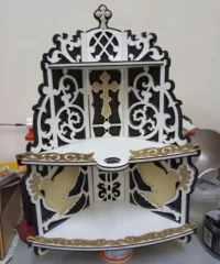 Iconostasis 3 Tier Corner Shelf