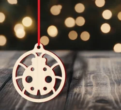 Ladybug christmas ball ornament Ladybug christmas ball ornament