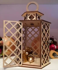 Lattice Pattern Lantern Light Box