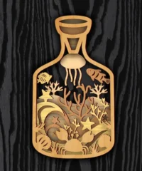 Layered bottle