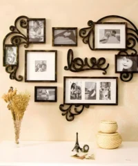 Love Heart Family Photo Frame Wall Collage
