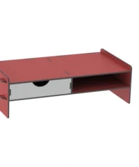 Monitor stand with drawer