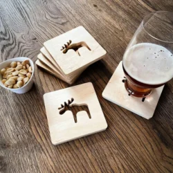 Moose drink coaster Moose drink coaster