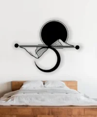 Mountain wall decor