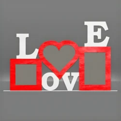 Multiframe Love Heart Photo Frame Multiframe Love Heart Photo Frame
